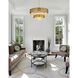 Willow 16 Light 40 inch Satin Gold Chandelier Ceiling Light