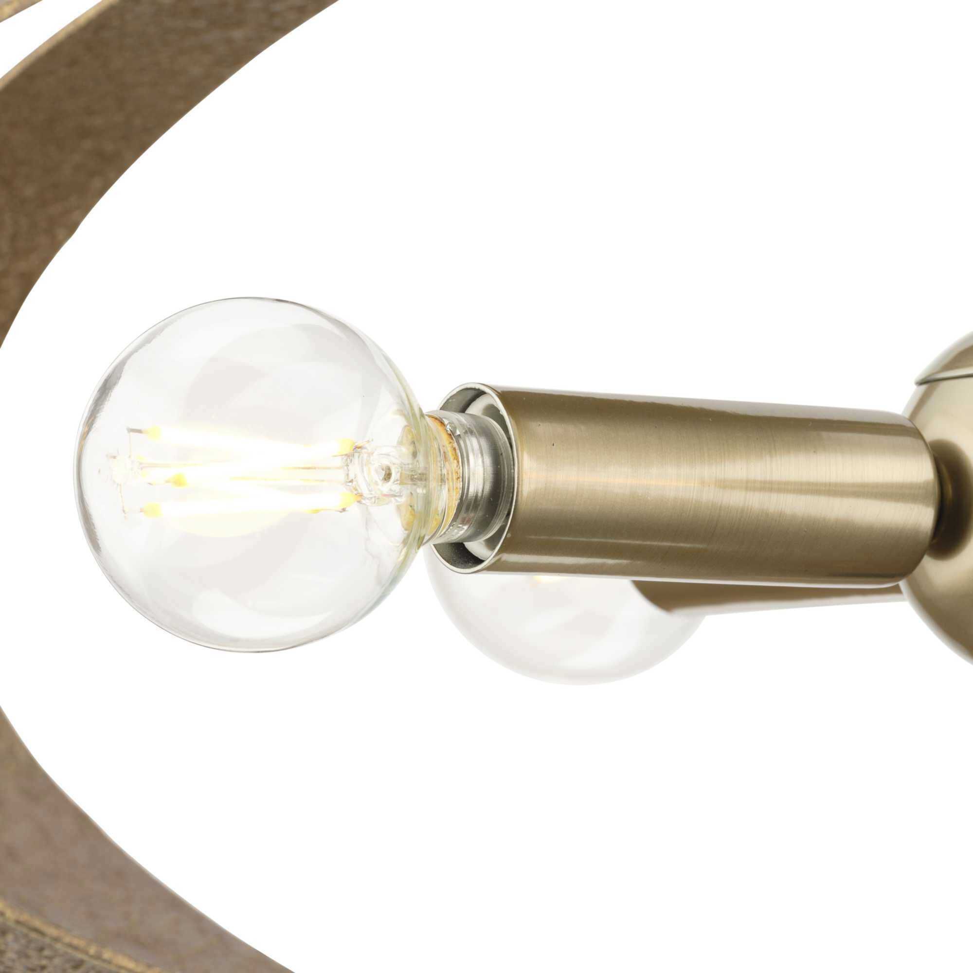 Allegheny 4 Light 24 inch Soft Gold Semi-Flush Mount Ceiling Light, Design Series