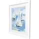 Setting Sail Blue and Green and Yellow Framed Art, Propac