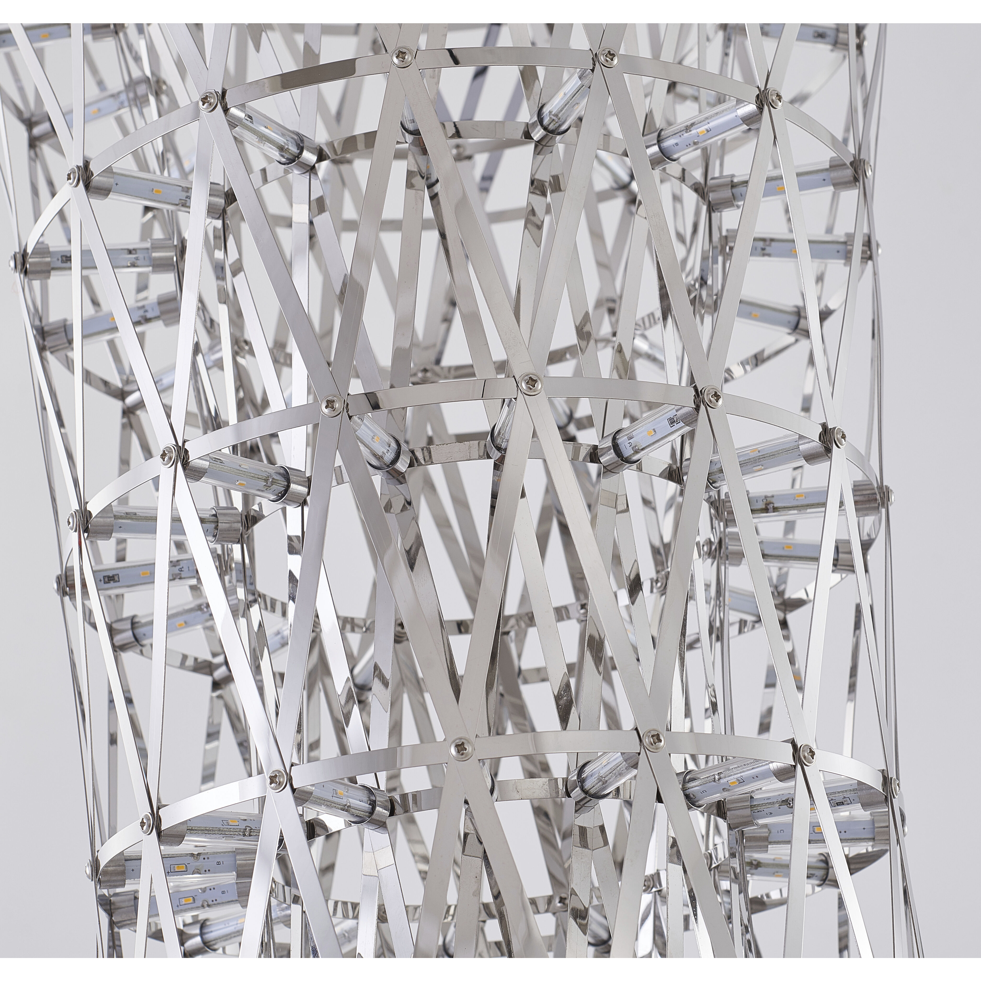 Canada 63 inch 0.30 watt Chrome Floor Lamp Portable Light