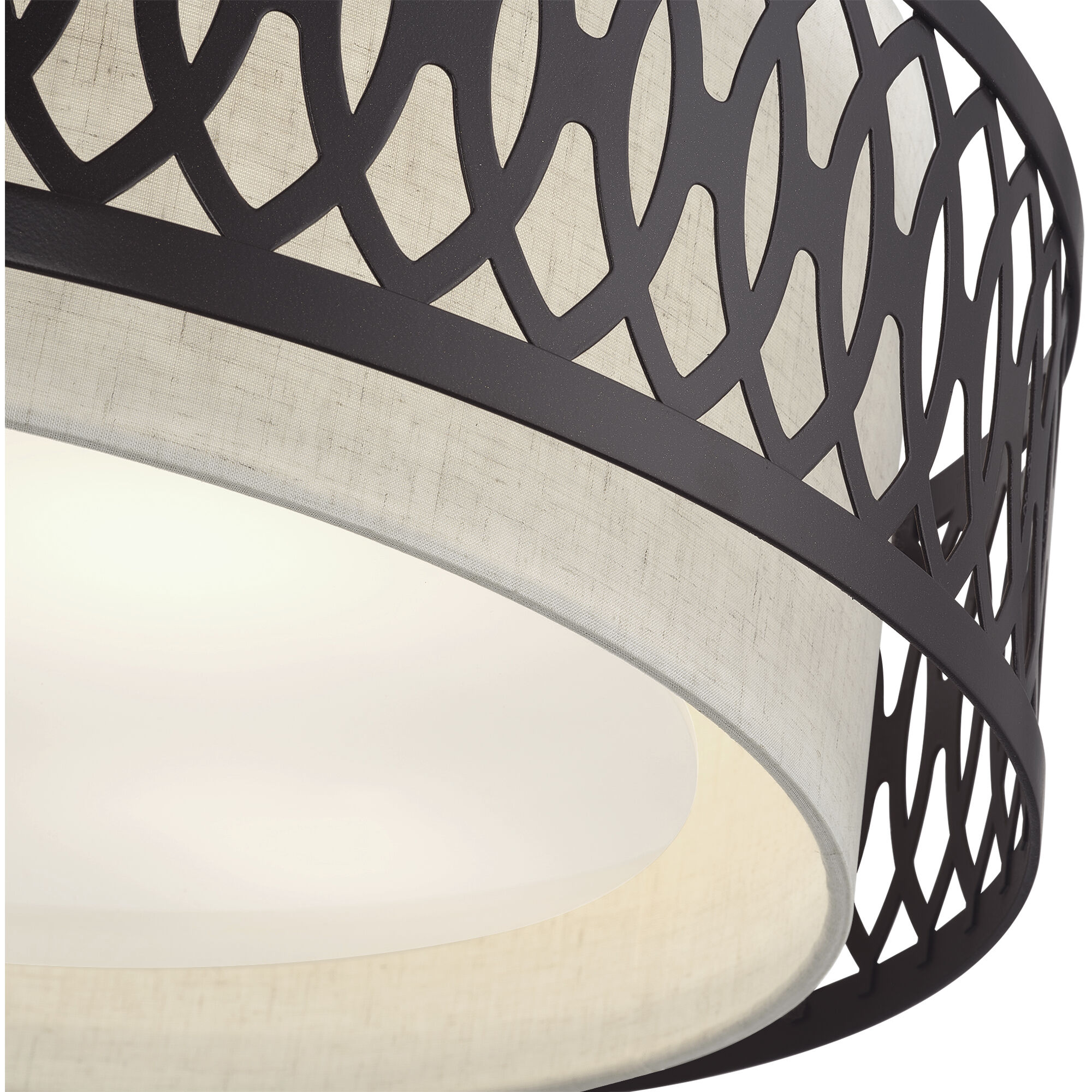 Vistaview 4 Light 21 inch English Bronze Semi-Flush Ceiling Light