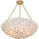 Palla 6 Light 24.5 inch Antique Gold Chandelier Ceiling Light