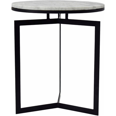 Taryn 20 X 17 inch White Accent Table, Large