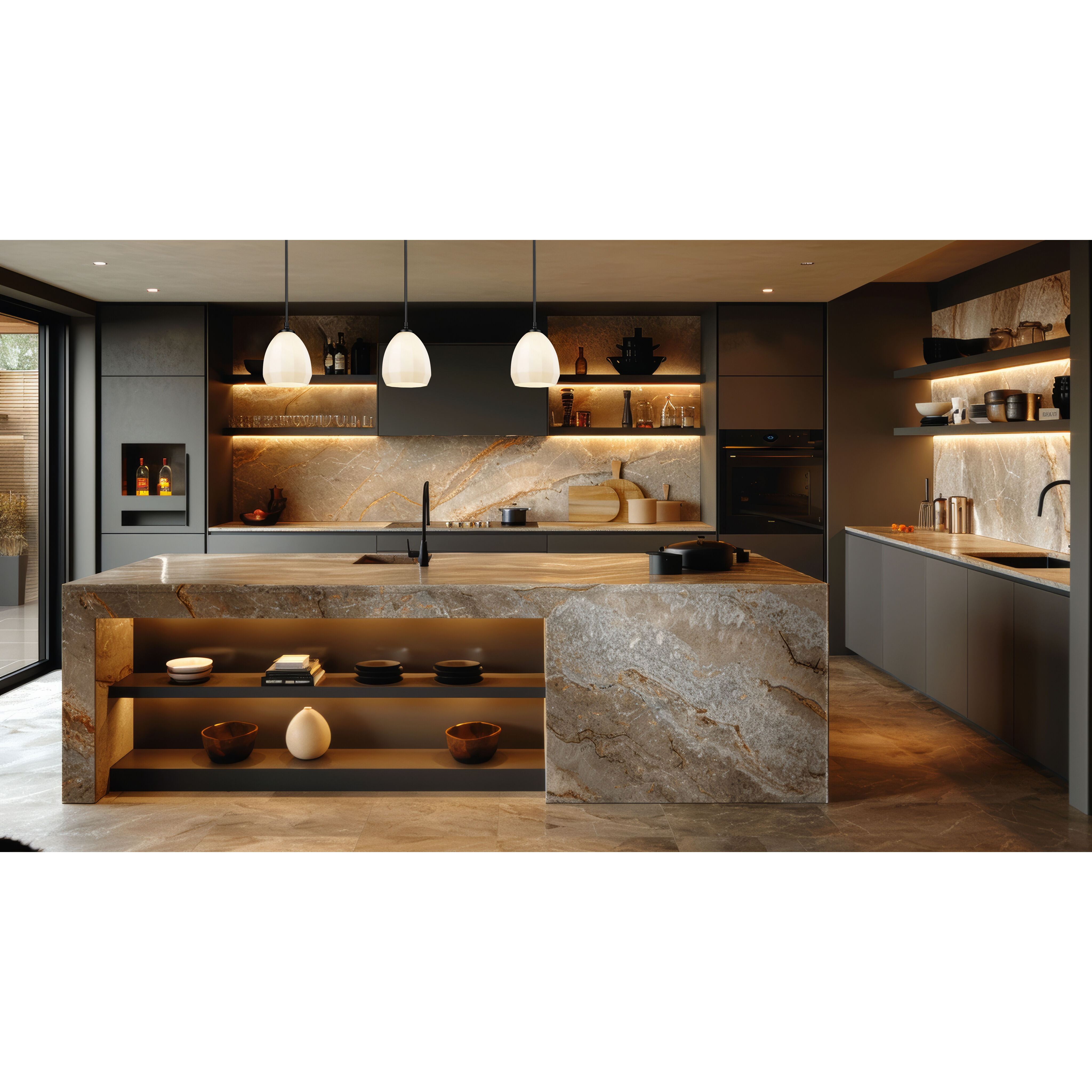 Oren 1 Light 8 inch Matte Black Pendant Ceiling Light