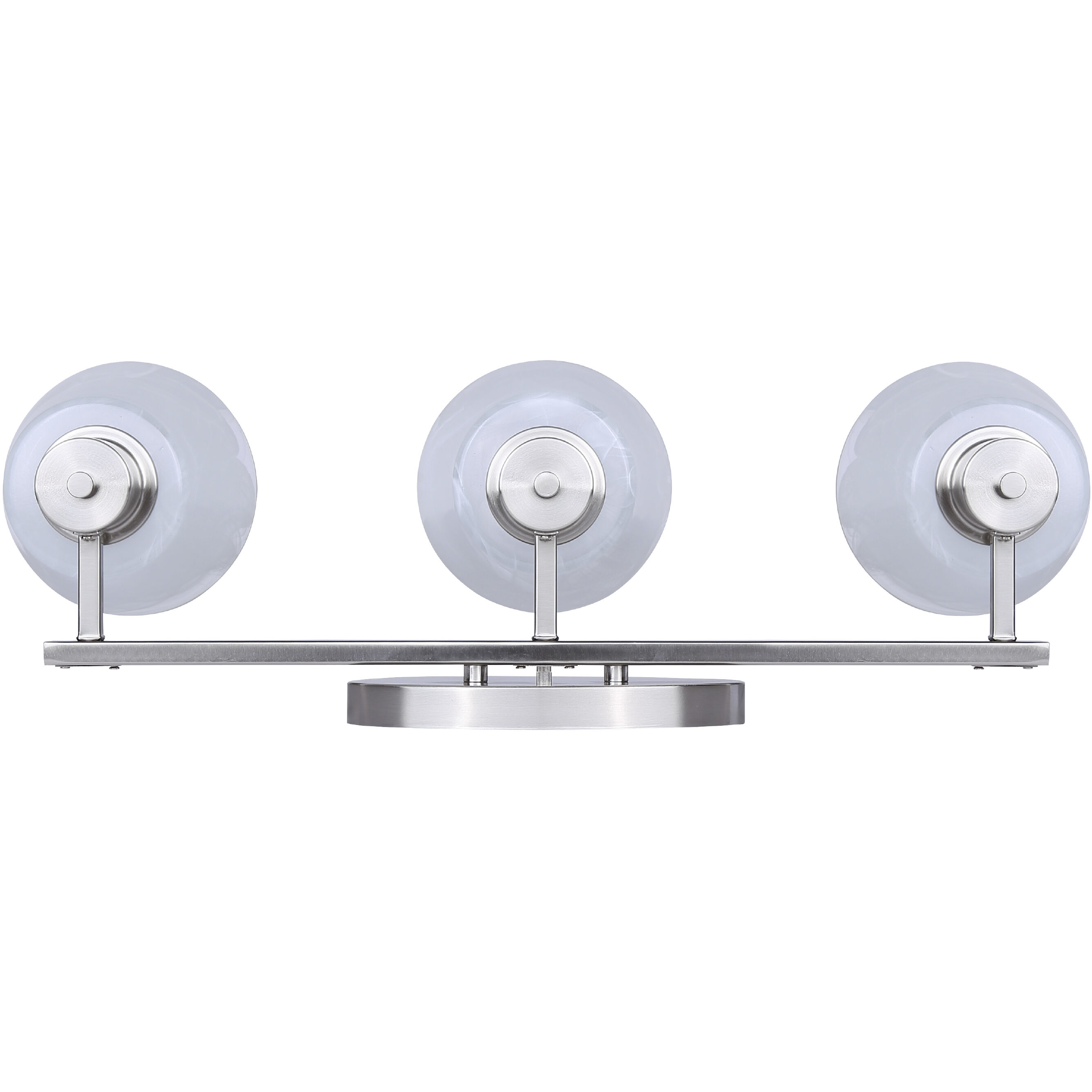 Luelle 3 Light 25 inch Brushed Nickel Vanity Light Wall Light