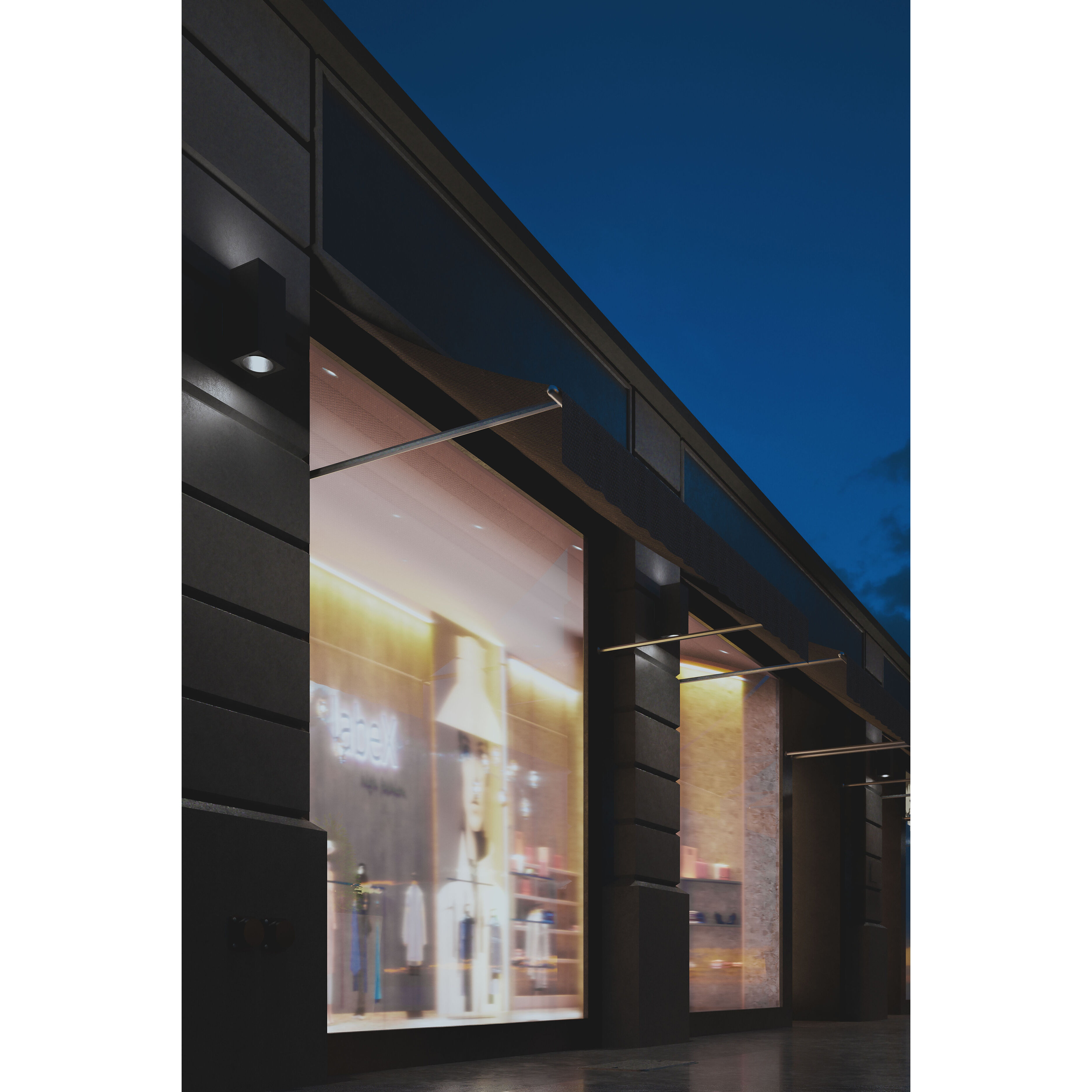 Sera LED 13.1 inch Anthracite Outdoor Wall Sconce in 6 in