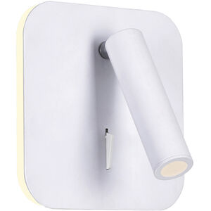 Private I LED 6 inch Matte White Wall Sconce Wall Light