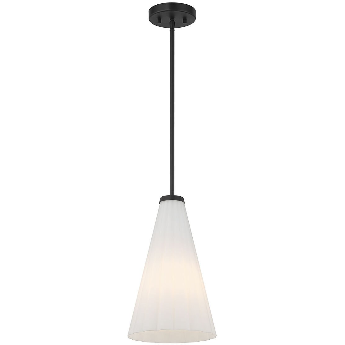 Bristol 1 Light 9 inch Matte Black Pendant Ceiling Light