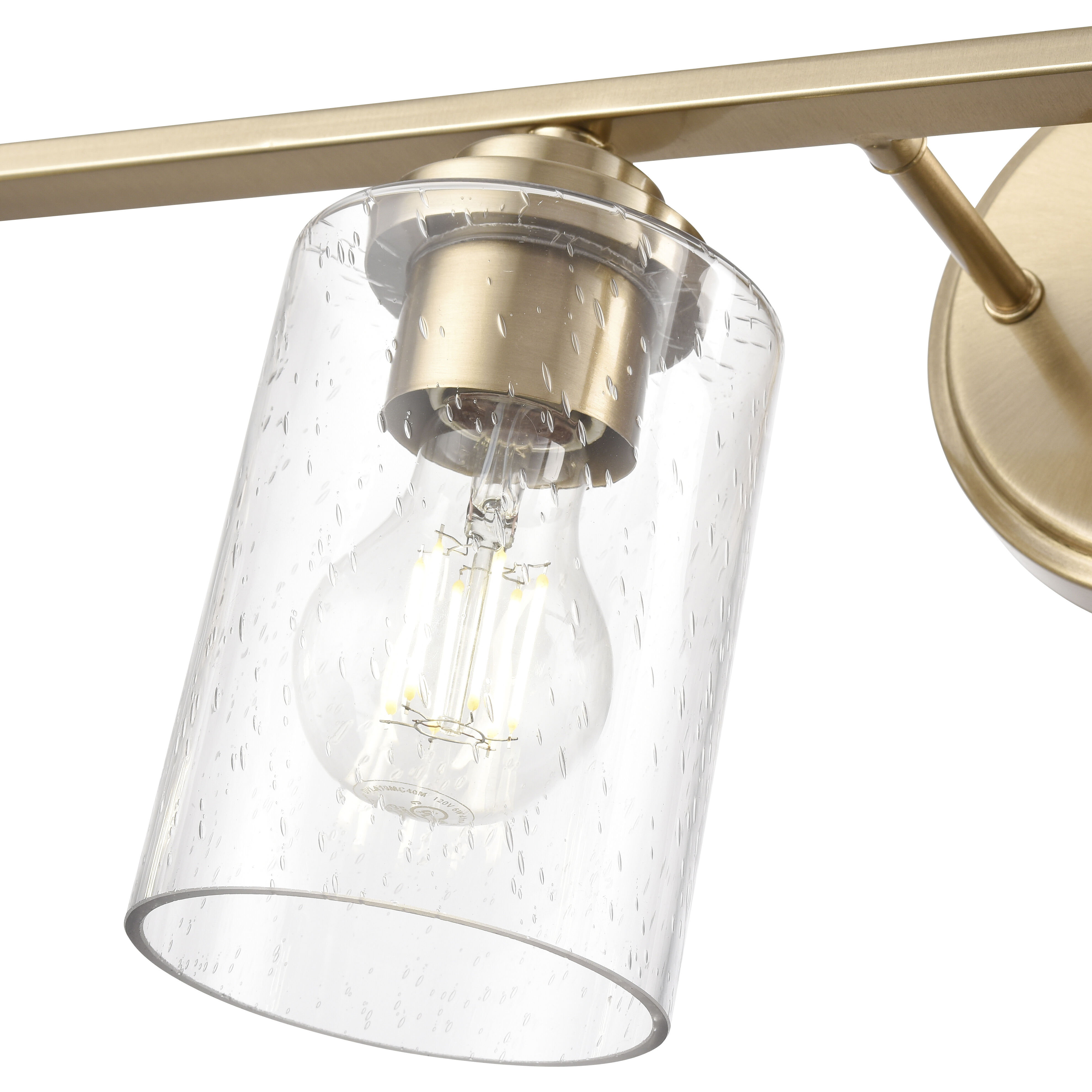 Moven 4 Light 31 inch Modern Gold Bathroom Vanity Light Wall Light