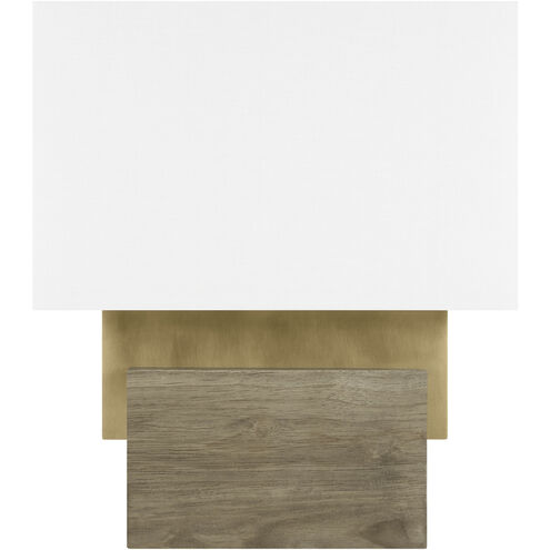 Clodagh Slab 18.1 inch 10 watt Natural Brass Table Lamp Portable Light
