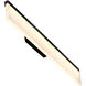 Lange 24 inch Brushed Black Vanity Light Wall Light
