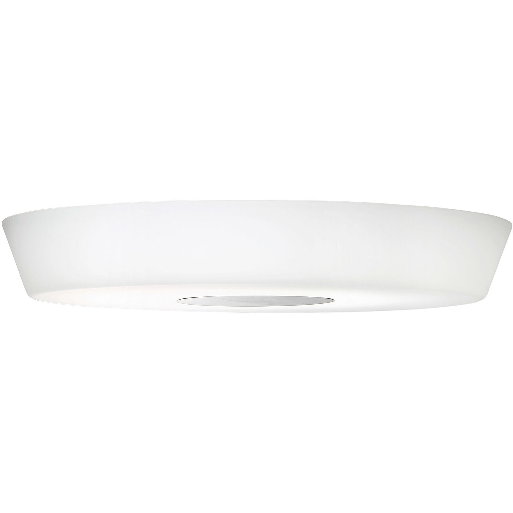 Sol LED 16 inch Brushed Nickel Flush Mount Ceiling Light in 16in.