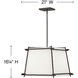 Tress 4 Light 21 inch Forged Iron Indoor Pendant Ceiling Light