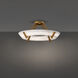 Copa LED 18.9 inch Aged Brass Indoor Ceiling Lighting