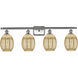 Ballston Preston 4 Light 36.25 inch Brushed Satin Nickel Bath Vanity Light Wall Light in Mercury