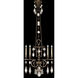 Encased Gems 5 Light 27 inch Bronze Chandelier Ceiling Light in Clear Crystal