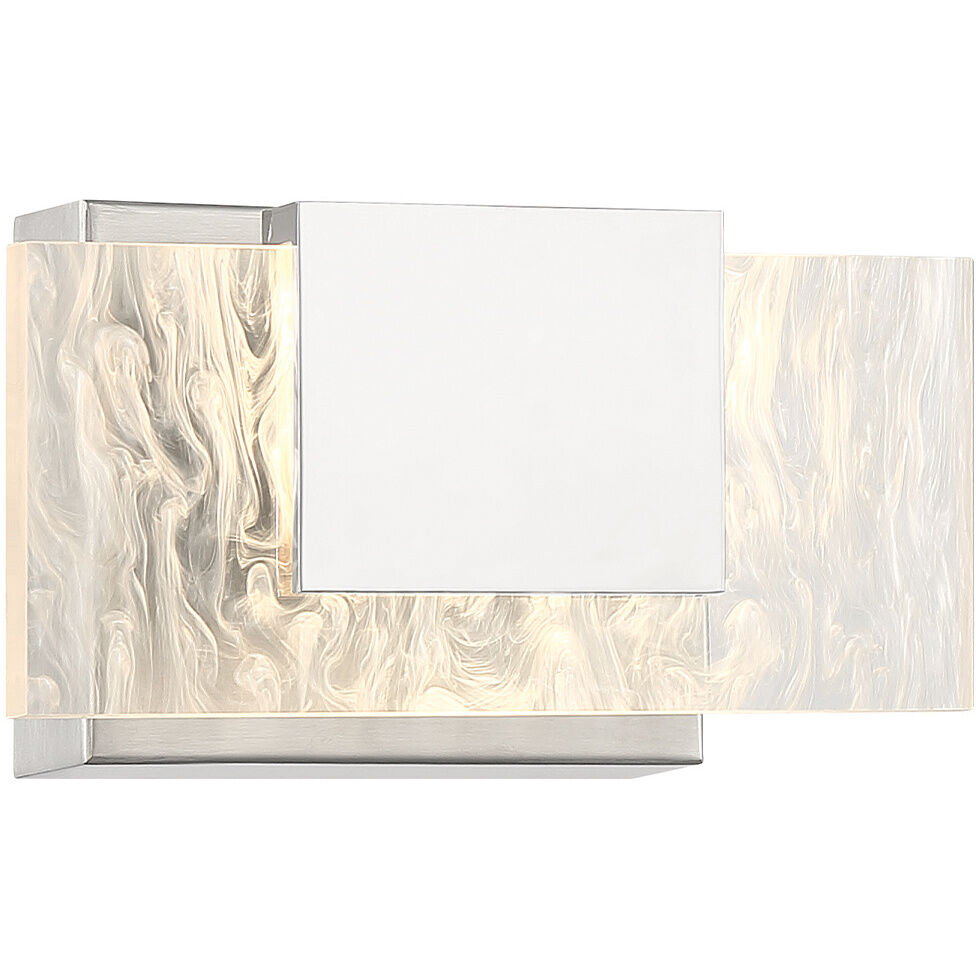 Kasha LED 8.5 inch Chrome Vanity Light Wall Light