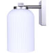 Bram 3 Light 21 inch Brushed Nickel Vanity Fixture Wall Light