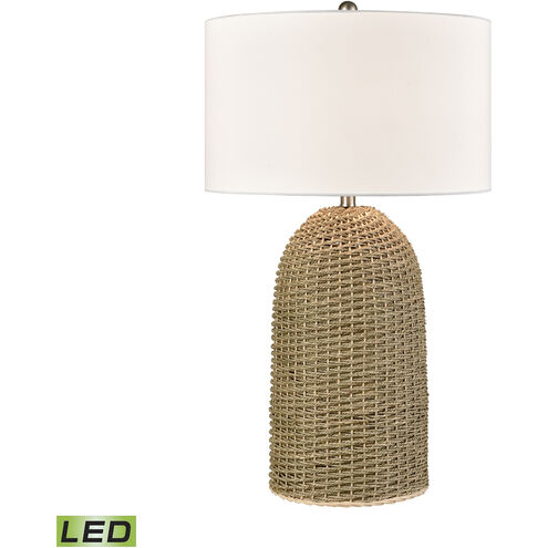 Coe 32 inch 9 watt Natural Table Lamp Portable Light