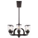 Lawrenceville 8 Light 40 inch Bronze Linear Chandelier Ceiling Light