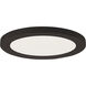 Trix LED 9 inch Black Flushmount Ceiling Light