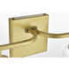 Ronnie 4 Light 32 inch Brass Bath Sconce Wall Light