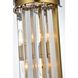 Sydney 2 Light 8 inch Satin Gold Wall Sconce Wall Light