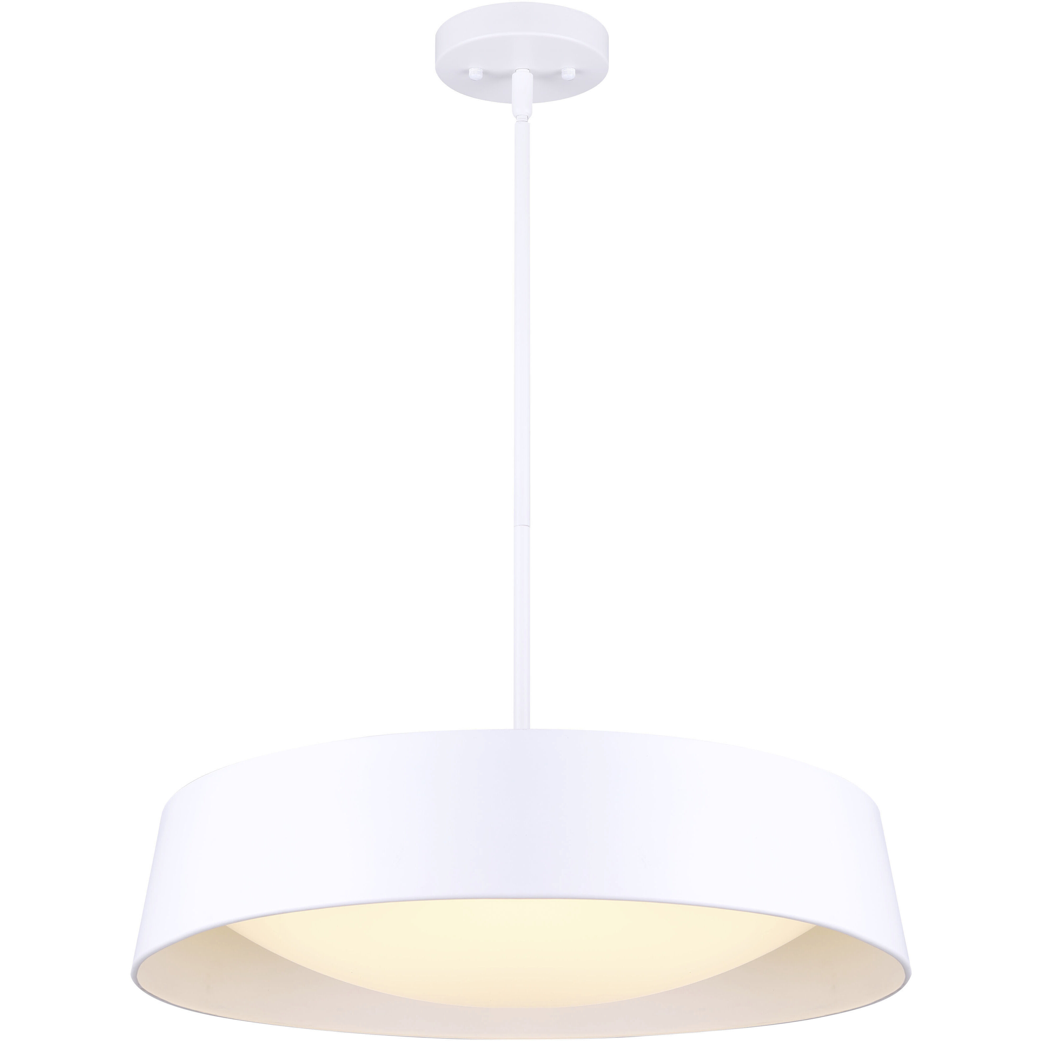 Adira LED 22 inch White Chandelier Ceiling Light