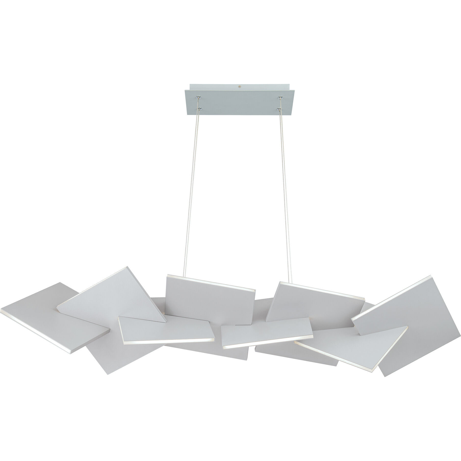 Konstruct LED 11 inch Titanium Chandelier Ceiling Light