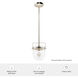 Karloff 1 Light 7.5 inch Brushed Nickel Pendant Ceiling Light