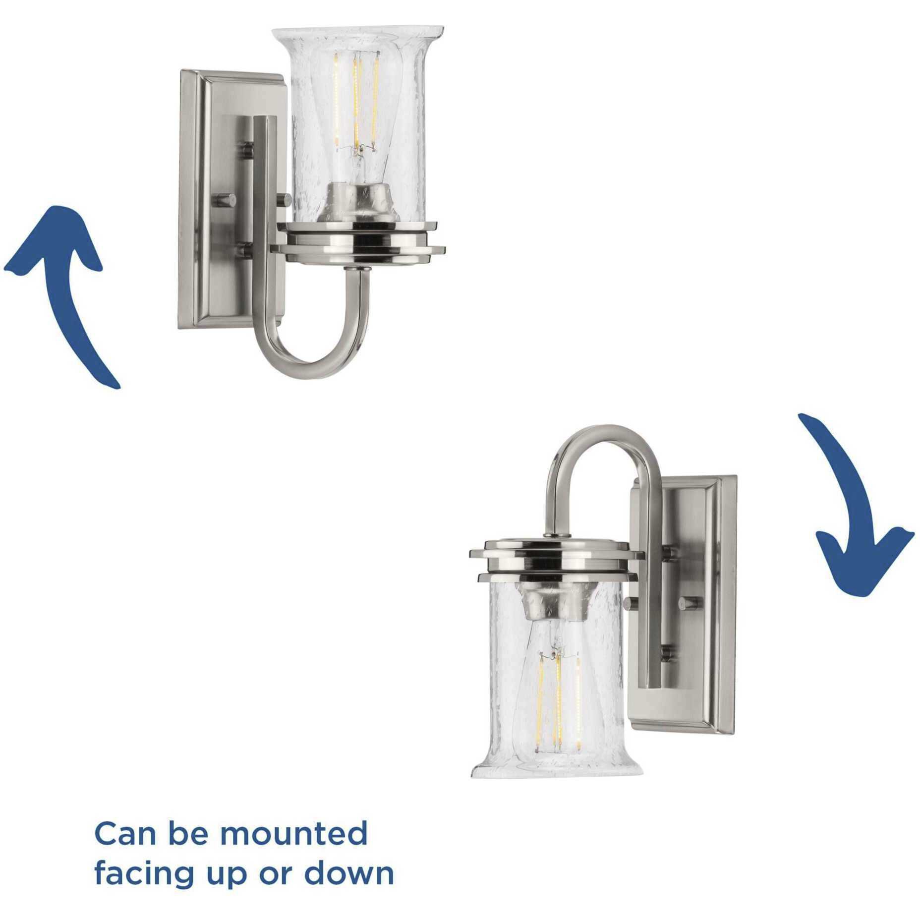 Winslett 1 Light 5 inch Brushed Nickel Bath Vanity Wall Light