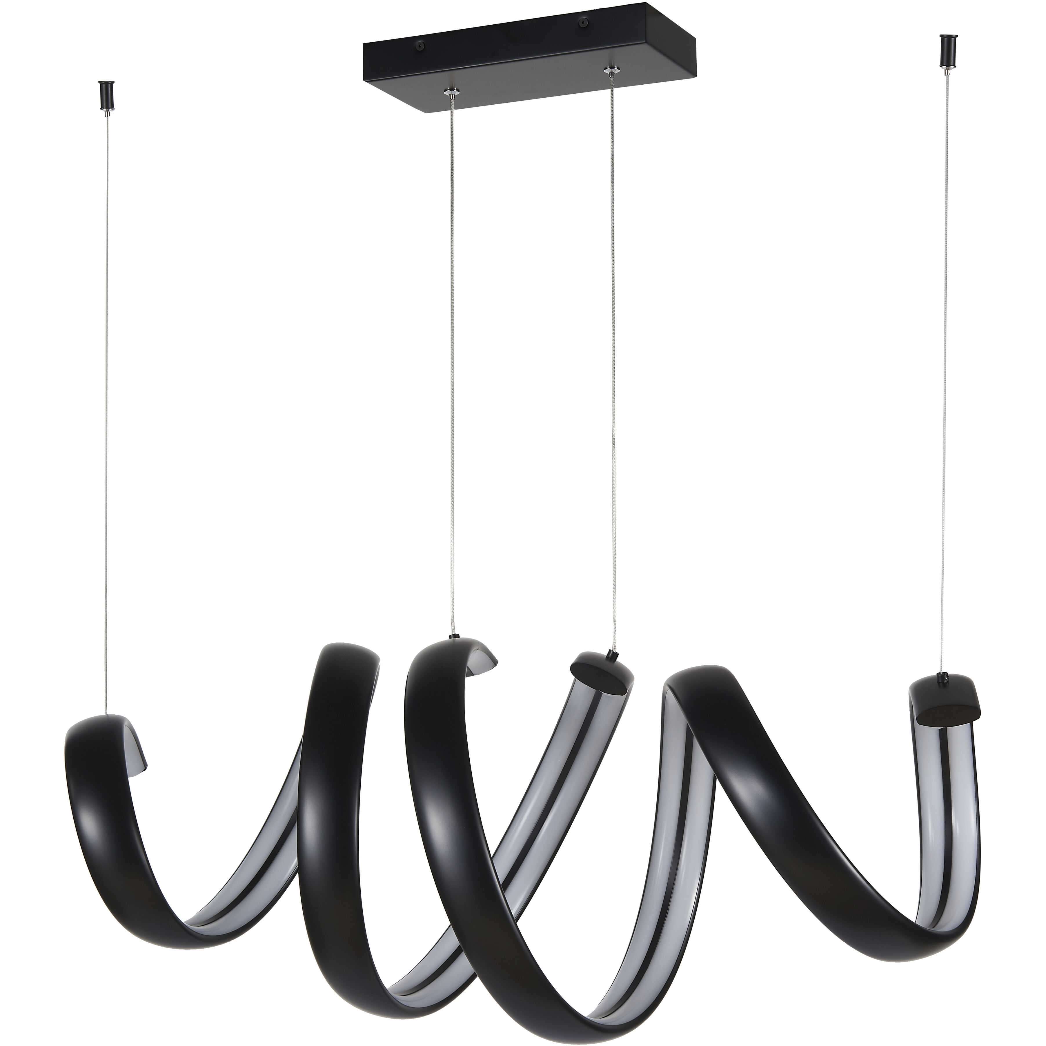 Sling LED 14.5 inch Matte Black Pendant Ceiling Light