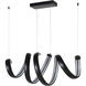 Sling LED 14.5 inch Matte Black Pendant Ceiling Light