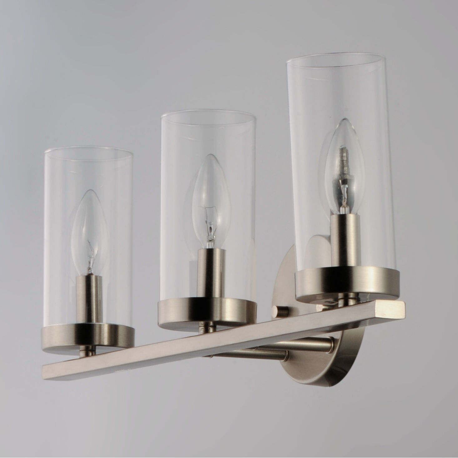 Sentinel 3 Light 21 inch Satin Nickel Bath Vanity Wall Light