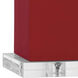 Small Harvey 19.13 inch 60 watt Ruby Red Accent Lamp Portable Light