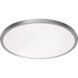 Argo 1 Light 19 inch Brushed Nickel Flush Mount Ceiling Light