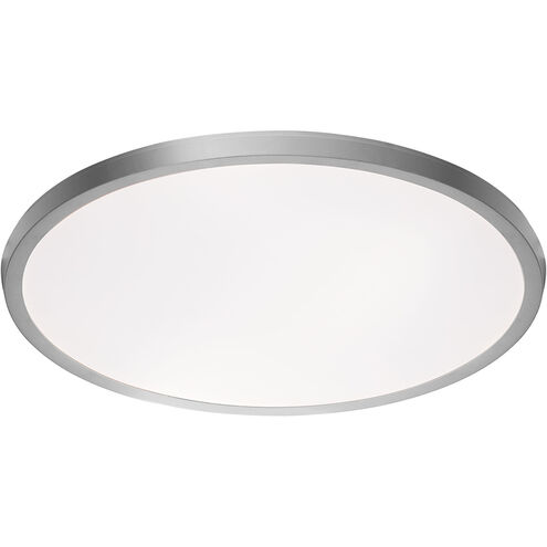 Argo 1 Light 19 inch Brushed Nickel Flush Mount Ceiling Light