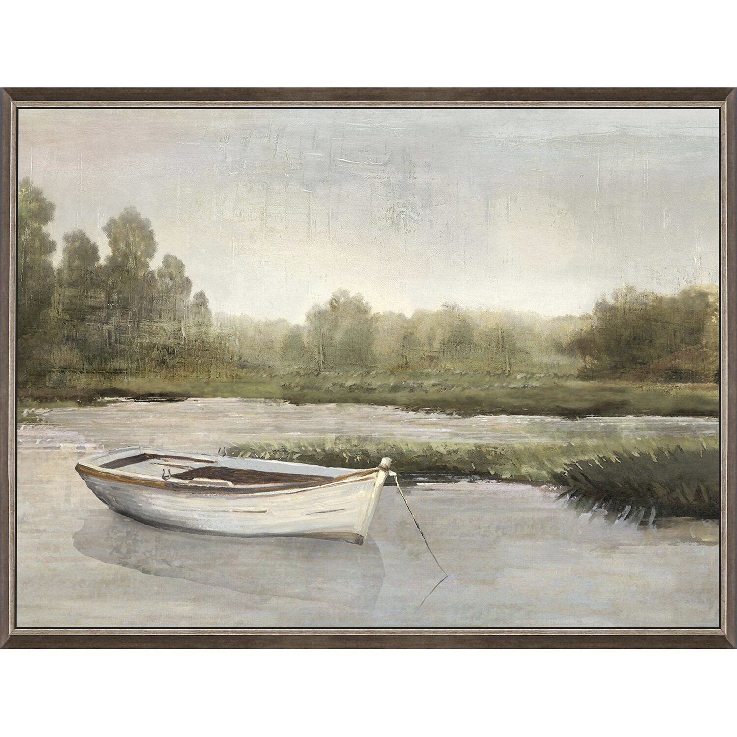 Gentle River Moor / Gentle River Still 26 X 19 inch Non-Glass Framed Art, Propac