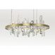 Canada LED 23.6 inch Gold Chandelier Ceiling Light