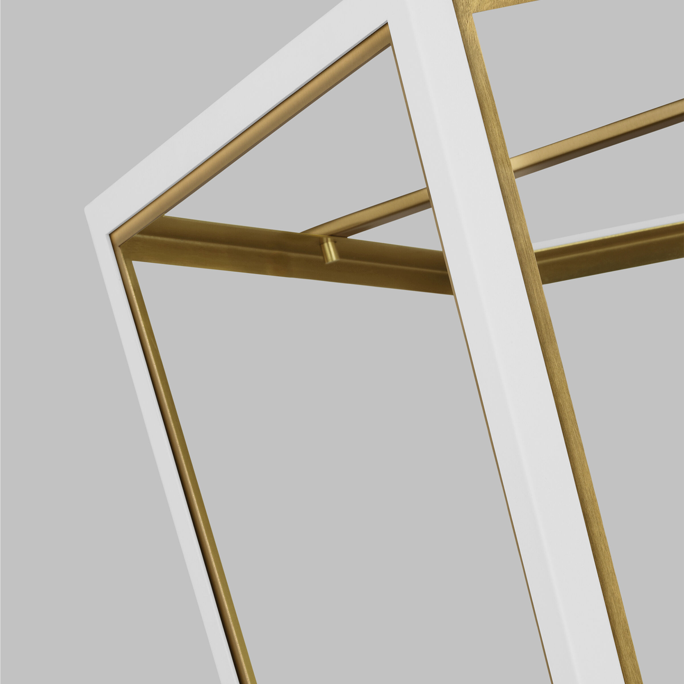 AH by Alexa Hampton Curt 6 Light 26.63 inch Matte White Lantern Chandelier Ceiling Light