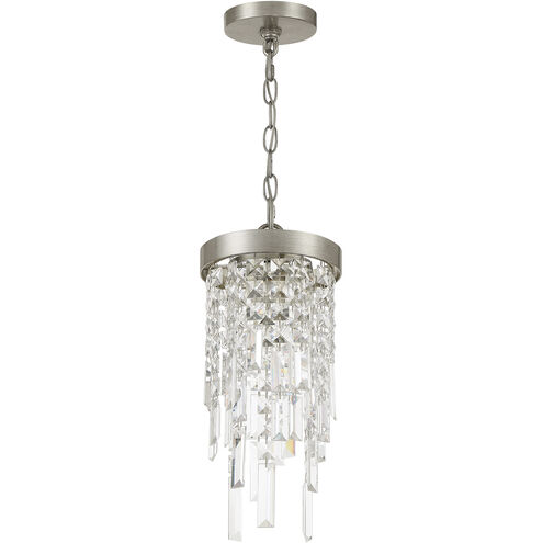 Winfield 1 Light 7 inch Antique Silver Mini Pendant Ceiling Light