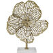 Flower Gold/White Statuary
