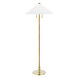 Flare 62.25 inch 60.00 watt Aged Brass Floor Lamp Portable Light