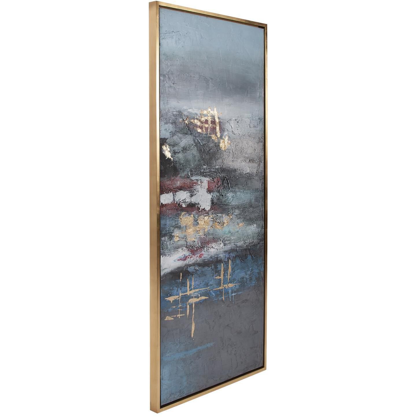 Cool Run 61.75 X 25.5 inch Hand Painted Original Art, Right