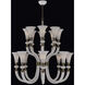 Bianca 16 Light 42 inch Winter Brass Chandelier Ceiling Light in White
