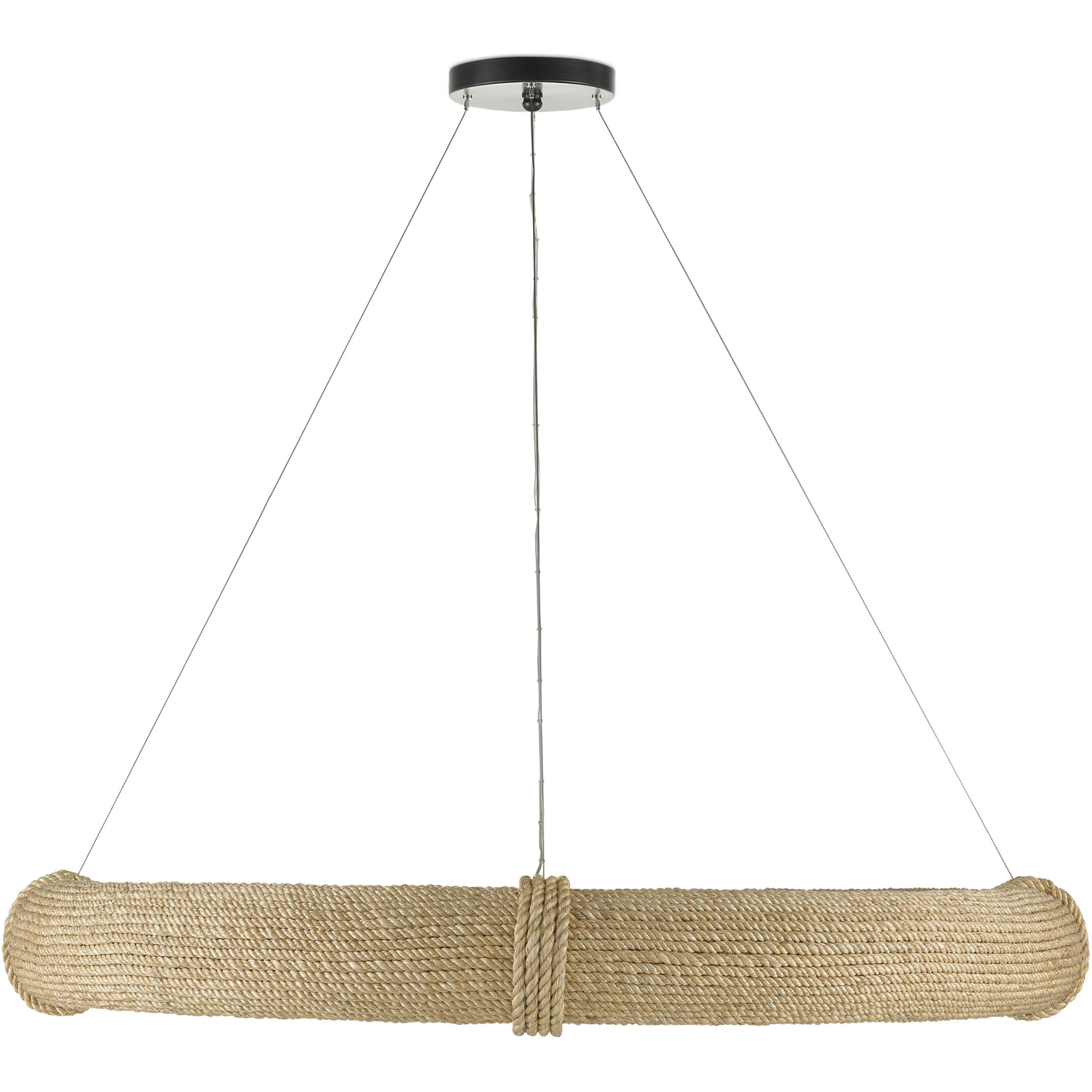 Black rope chandelier clearance