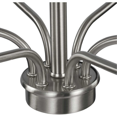 Bonita 6 Light 31 inch Brushed Nickel Foyer Chandelier Ceiling Light, Design Series