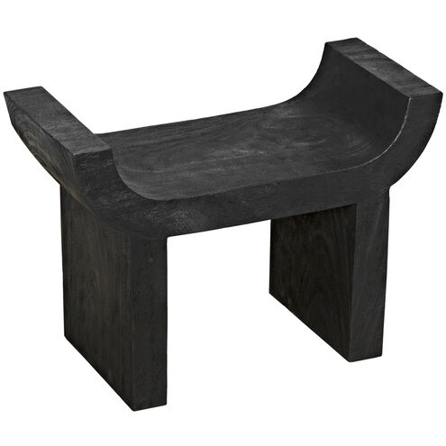 Kazuo 19.5 inch Burnt Black Stool