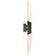 Petra LED 36 inch Sand Black Indoor-Outdoor Wall Light