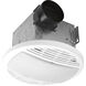 Signature Textured White Bath Fan